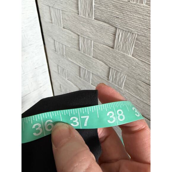 Talbots women’s trousers, black curvy cut minimalist career wear plus size - Picture 8 of 13